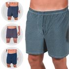 Kit C/3 Short Dormir Liganete Masculino Cuecas Samba Canção Confortavel