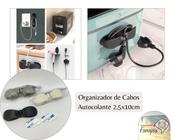 Kit c/3 Suporte para Fios e Cabos de Eletrodomésticos Organizador de Fio Autocolante