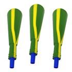 Kit c/ 3 Trombones Vuvuzela Torcedor Copa do Mundo Verde Amarelo