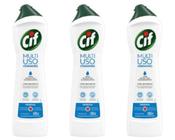 Kit C/ 3 unidades Cif Multiuso Cremoso 450ml