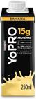 Kit c/ 3 YoPRO Bebida Lactea UHT Banana 15g de proteinas