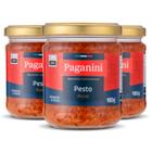 Kit c/ 3un Molho Pesto Rosso da Liguria Paganini 180g