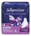 Kit c/ 4 Absorventes femininos Sempre Livre Noturno Seca