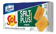 Kit c/ 4 Biscoito Sol Aguia Salt Plus original 360g