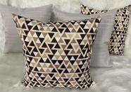 Kit C/ 4 Capas P/ Almofadas Decorativas Colorida 48x48