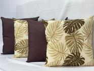 Kit C/ 4 Capas P/ Almofadas Decorativas Colorida 48x48