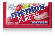 Kit c/ 4 Chiclete Chicle Mentos Pure Fruit Frutas Morango