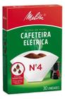 Kit c/ 4 Coador De Cafe De Papel Filtro Melitta N4