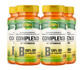 KIT C/4 Complexo B - B1 B2 B3 B5 B6 B12 - 60 Comp Unilife