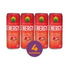 Kit c/ 4 Energético Organique Energy Drink Sabor Frutas Vermelhas 269ml