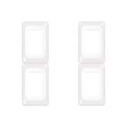 Kit C/4 - Espelho Placa Pial Pop C/Suporte 4X2 3Int Lgp23...