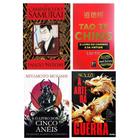 Kit c/4 livros tao te ching + o livros dos cinco aneis + o caminho do samurai + a arte da guerra - PÉ DA LETRA