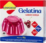 Kit c/ 4 Lowcucar Gelatina Zero Cereja 10g