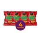 Kit c/ 4 Snack Vegano Orgânico Sem Glúten biO2 Vegan Chips Tomate e Manjericão 40g