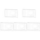 Kit C/5 - Conjunto Pial Pop 4X2 Branco Com Placa (1Furo) ...