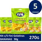 Kit c/5 Fini Gelatinas Bananas 90g