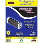 Kit c/5 Sacos Descartáveis Aspirador Electrolux Mundial 1500W/1200W Z110/Z327