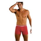 Kit c/5 und Cueca Boxer microfibra listrada adulto Marxan