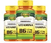 Kit C/5 Vitamina B6 Piridoxina 500mg 60 Cápsulas Vegan - Unilife