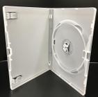 Kit c/50 unidades - box dvd transparente recuperado modelo padrão solutions2go