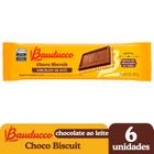 KIT c/6 Bauducco Choco Biscuit 80g - Ao Leite