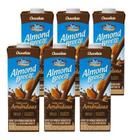 Kit C/6 Bebida De Amêndoas Almond Breeze Chocolate 1l