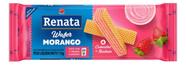 Kit c/ 6 Biscoito Wafer Recheio Morango Renata 115g