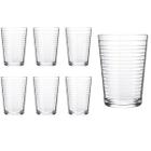 Kit C/6 Copos Arizona Transparente De Vidro 200ml