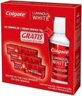 Kit c/ 6 Creme Dental Luminous White + Enxaguante Bucal,