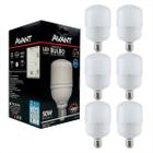 Kit c/ 6 Lampadas Led 50w Bulbo Branco Frio 6500K Bivolt Avant  Galpão, áreas grandes 