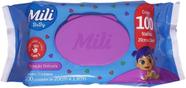 Kit c/ 6 Lenco Umedecido Mili Baby Toalha Hipoalergenica