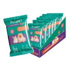 Kit c/ 6 lenços umedecidos huspet p/ cães e gatos 15 folhas