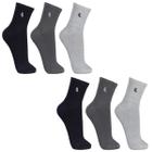 Kit C/ 6 Pares de Meias Lupo Adulto Am Walk Cano Medio Original Tamanho:37Cor:PretoChumboMescla0904