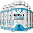 KIT C/6 Treonato De Magnésio 500mg - 60 Cápsulas - Fits Life