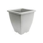 Kit C/6 Vaso Balbec 14 cm Cinza Decorativo Para plantas - BRASAMI