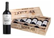 Kit C/ 6 Vinho Tinto Miolo Lote 43 2022 + Caixa Madeira 6x750ml (lançamento)