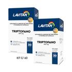 Kit c/ 60 Suplemento de Triptofano 600mg e Vitaminas Lavitan