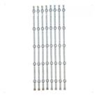 Kit C/8 Barras Led Para Tv Un49j5200ag Un49j5200 Em Aluminio