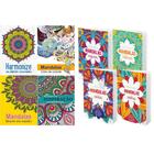 Kit c/8 livros para colorir - mandalas arteterapia antiestresse