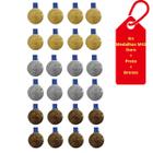 Kit C/8 Medalhas Ouro+8 Medalhas Prata+8 Medalhas Bronze M43