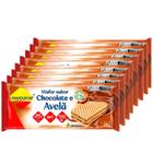 Kit c/ 8un Wafer Chocolate e Avelã Zero Açúcar LOWÇÚCAR 115g