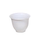 Kit C/9 Vaso Redondo 30 cm Cinza Decorativo Para plantas - BRASAMI