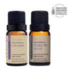 Kit c/ Óleo Essencial de Lavanda e Cedro do Atlas 10 ml - VIA AROMA