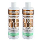 Kit C2 Shampoo Óleo de Coco Cabelos Ressecados 500ml Wever