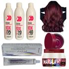 Kit Cabelos Marsala Matiz 250g + Tinta C/ Ox 450ml