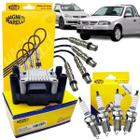 Kit Cabo + Bobina + Velas Saveiro G4 G5 1.6 8V Flex Original