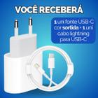 Kit Cabo Carregador Celular Dados Rápido USB USB-C 1 Metro - Escolha Seu Kit - Cabos Para Celular