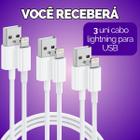 Kit Cabo Carregador Celular USB Rápido USB-C 1 Metro - Escolha Seu Kit - Cabos Para Celular