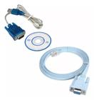 Kit Cabo Console Db9 X Rj45 + Cabo Serial Rs232 Db09 X Usb