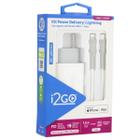 Kit Cabo Lightining para Usb-c + Tomada USB-C 20w Branco